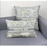Top Design Dior Embroidered Cotton Rectangular And Square Pillow D060718 2025