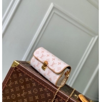 Inexpensive Louis Vuitton Pochette Camille Chain Bag Monogram Dune Canvas M26583 White 2025