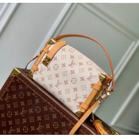 Discount Louis Vuitton Side Trunk MM Bag Monogram Dune Canvas M26287 White 2025
