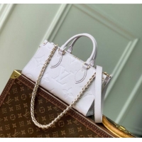 Promotional Louis Vuitton OnTheGo East West Bag in Embossed Grained Cowhide Leather M15192 Misty Lilac Purple 2025