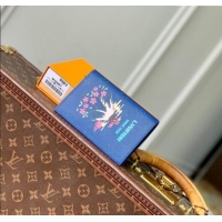 Inexpensive Louis Vuitton Passport Cover in Printed Monogram Canvas M25967 Blue 2025