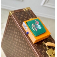Most Popular Louis Vuitton Slender Wallet in Printed Monogram Canvas M25986 Green 2025