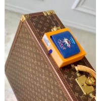Good Taste Louis Vuitton Slender Wallet in Printed Monogram Canvas M15326 Blue 2025