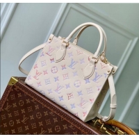 Grade Design Louis Vuitton Onthego PM Tote Bag in Dream Cream Embossed Leather M25770 2025