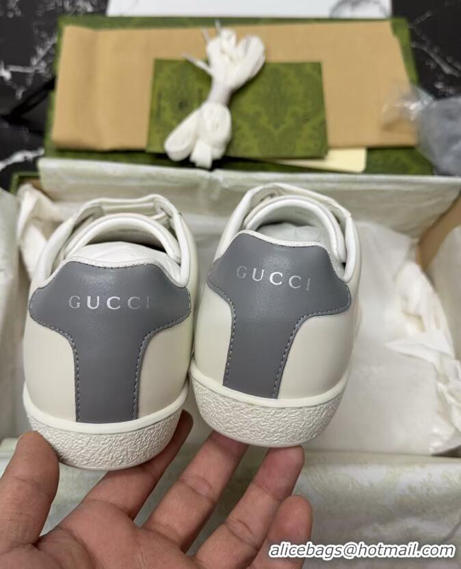 ​Spot Inexpensive Gucci Ace Perforated Interlocking G 87951 White 2025