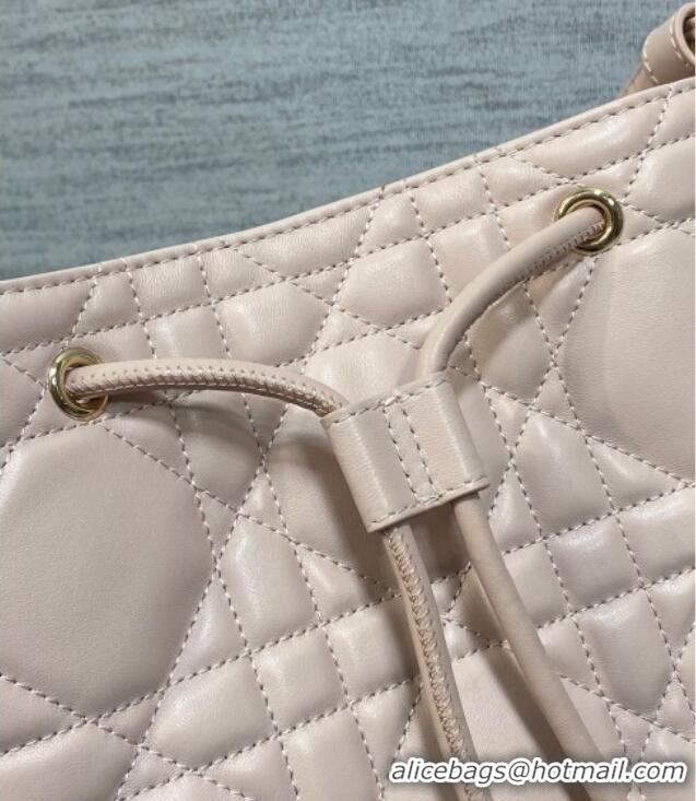 Inexpensive Dior Medium D-Motion Bag in Macrocannage Lambskin 0806 Powder Pink 2025