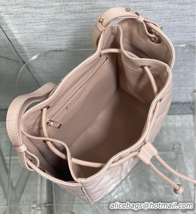 Inexpensive Dior Medium D-Motion Bag in Macrocannage Lambskin 0806 Powder Pink 2025
