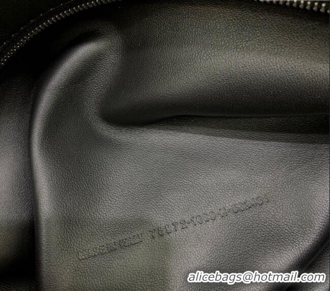 New Fashion Balenciaga Rodeo Large Handbag In Smooth Calfskin With Aged-silver Hardware 78972 Black 2024