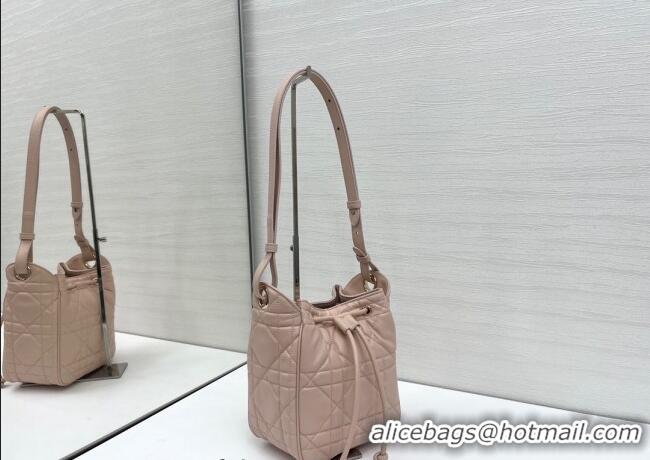 Big Discount Dior Small D-Motion Bag in Macrocannage Lambskin 2851 Powder Pink 2025
