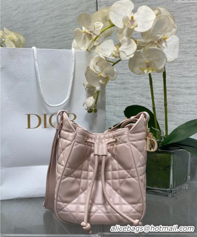 Big Discount Dior Small D-Motion Bag in Macrocannage Lambskin 2851 Powder Pink 2025
