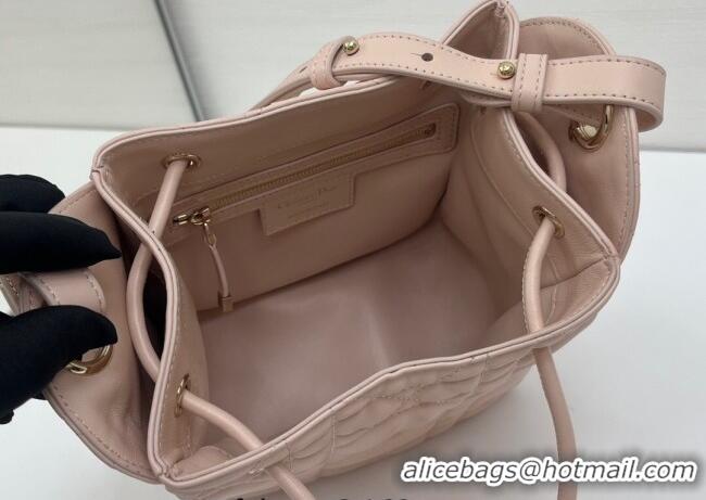 Big Discount Dior Small D-Motion Bag in Macrocannage Lambskin 2851 Powder Pink 2025