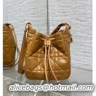 New Design Dior Small D-Motion Bag in Macrocannage Lambskin Gold-Tone 2851 2025