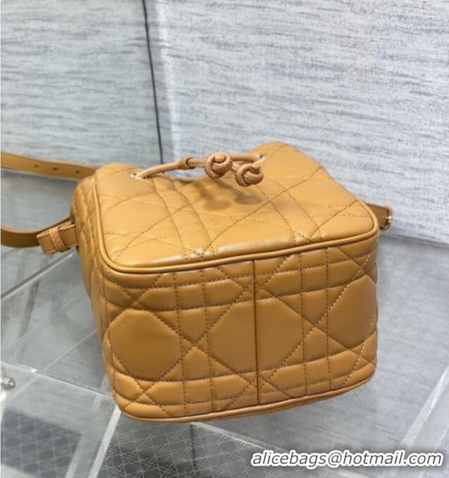 New Design Dior Small D-Motion Bag in Macrocannage Lambskin Gold-Tone 2851 2025