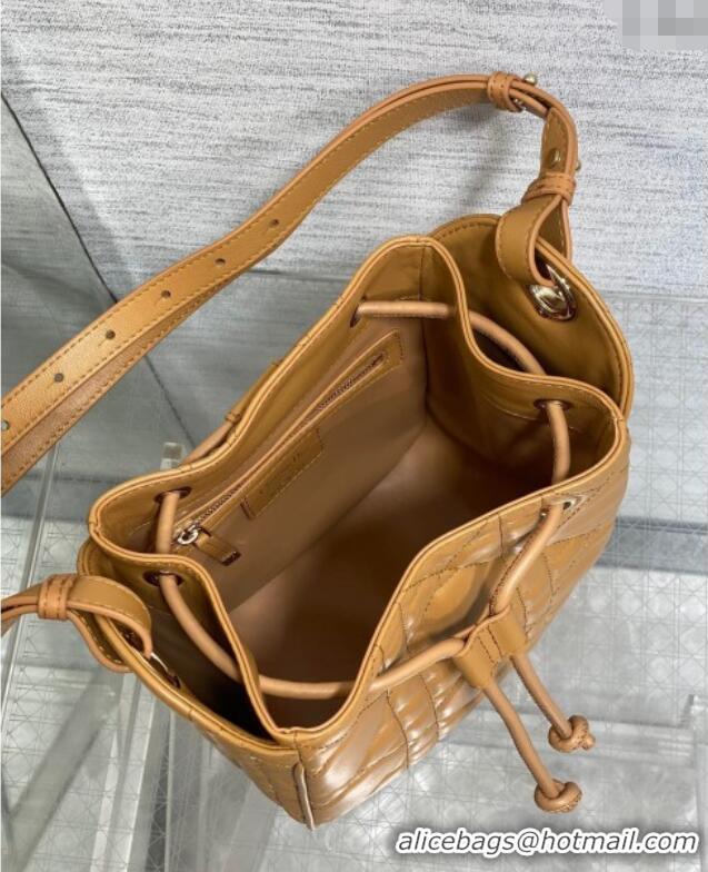 New Design Dior Small D-Motion Bag in Macrocannage Lambskin Gold-Tone 2851 2025