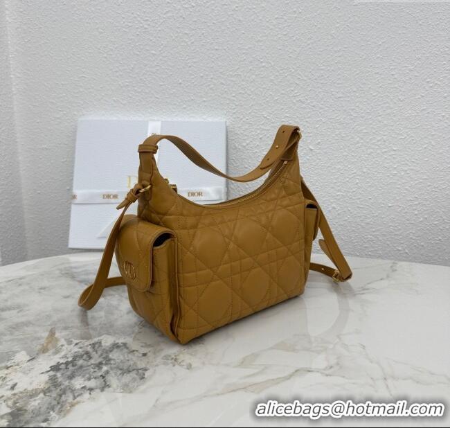 Well Crafted Dior Medium D-Dream Bag in Macrocannage Lambskin Gold-Tone M6323 2025
