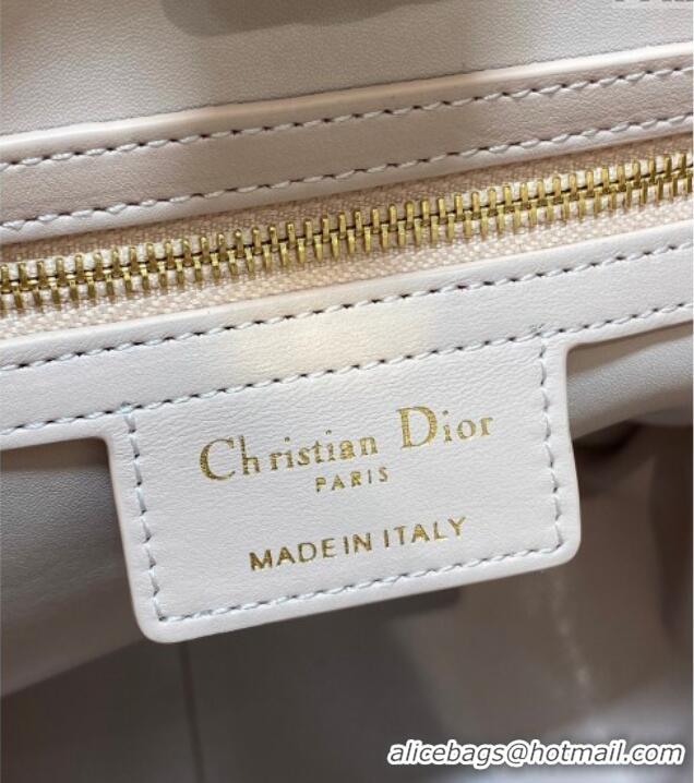 Promotional Dior Medium Caro Multicarry Backpack Bag in Macrocannage Lambskin M3375 Powder Pink 2025