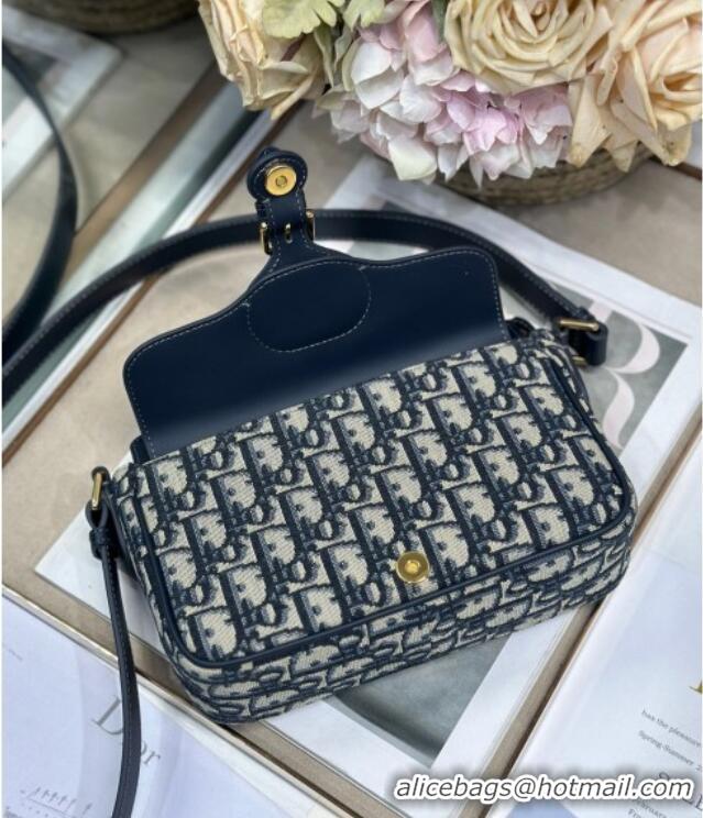 Discount Dior Small 30 Montaigne Pocket Bag in Oblique Jacquard and Smooth Calfskin 6027 Blue 2025