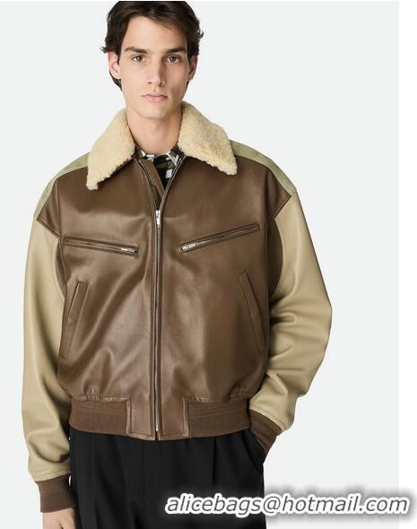 ​Top Grade Bottega Veneta Leather Nappa Blouson V833908 2025