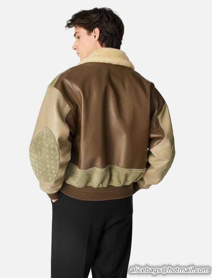 ​Top Grade Bottega Veneta Leather Nappa Blouson V833908 2025