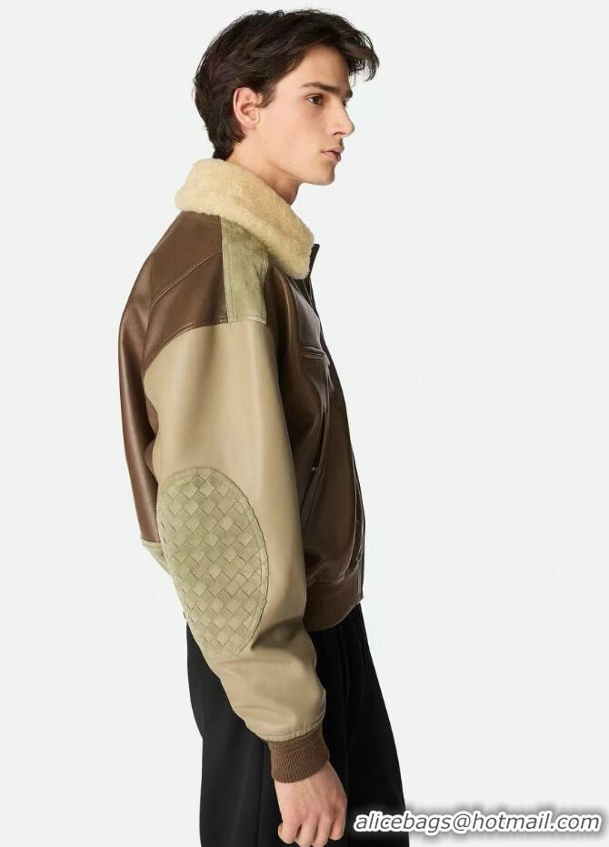 ​Top Grade Bottega Veneta Leather Nappa Blouson V833908 2025