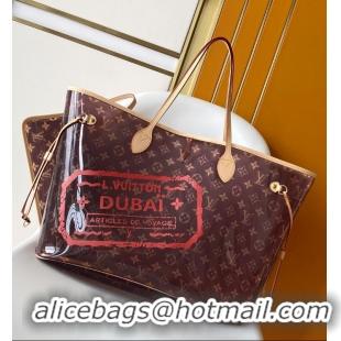 Promotional Louis Vuitton Vinyl Monogram Dubai Neverfull GM M14474 2025