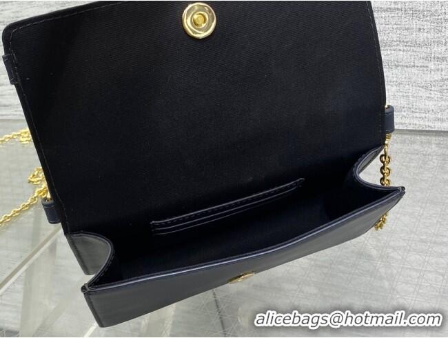 Promotional Dior 30 Montaigne Cigale Pouch with Chain in Dior Oblique Jacquard D6038 Blue 2025