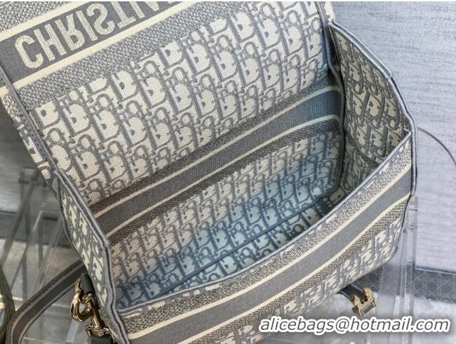 Promotional Dior Medium Diorcamp Messenger Bag in Grey Oblique Dior Embroidery M1241ORIW 2025