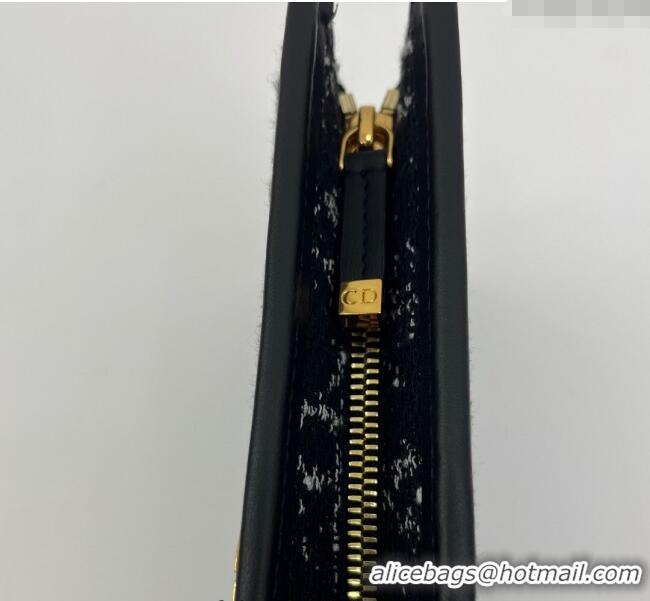 Grade Design Dior Tweed Pouch 2108/6398 Black 2025