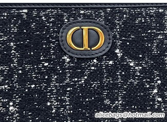 Grade Design Dior Tweed Pouch 2108/6398 Black 2025