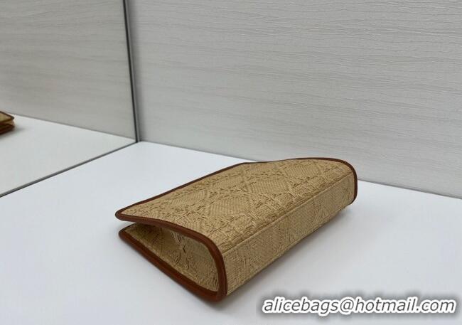 Unique Grade Dior Straw-Like Pouch 2108/6398 Beige 2025