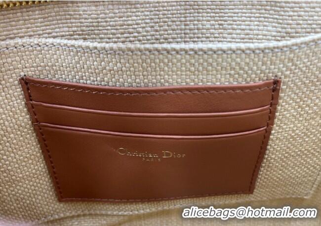 Unique Grade Dior Straw-Like Pouch 2108/6398 Beige 2025