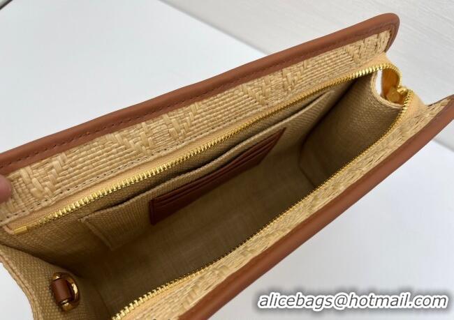 Unique Grade Dior Straw-Like Pouch 2108/6398 Beige 2025
