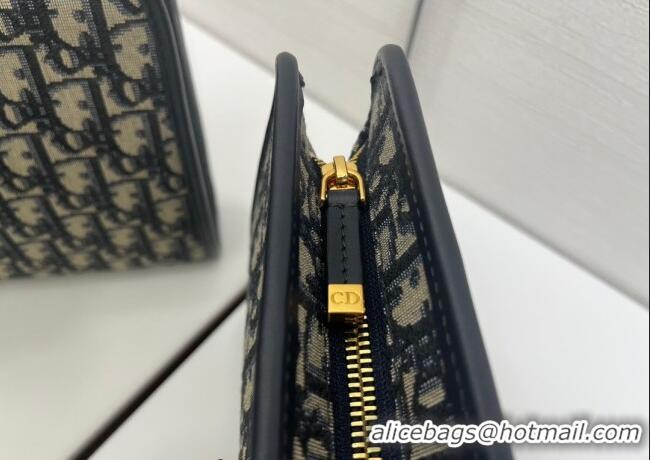 Best Product Dior Oblique Canvas Pouch 2108/6398 2025
