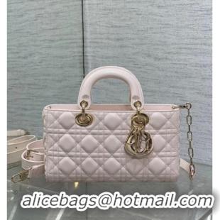 Grade Design Dior Lady D-Joy Medium Bag in Cannage Lambskin M9250 Light Pink 2025