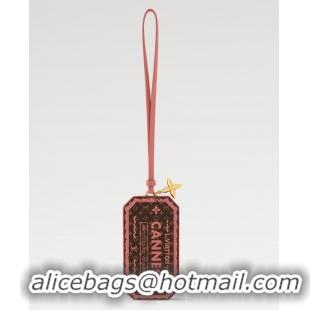 Promotional Louis Vuitton Cannes Beach Pass Bag Charm M02853 Red