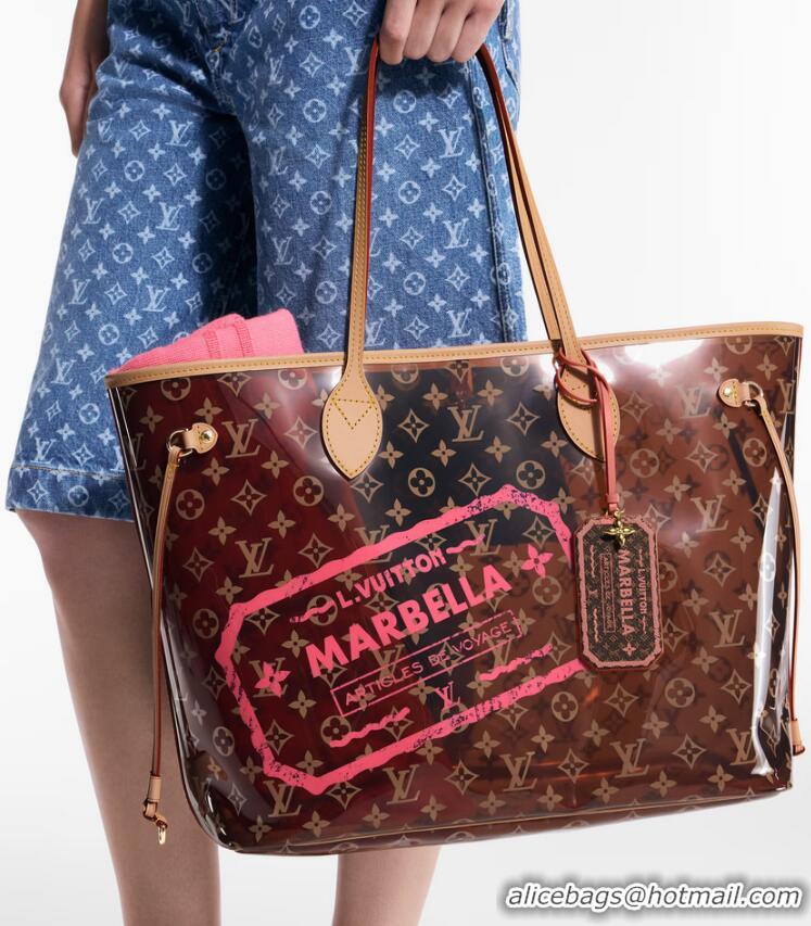 Famous Brand Louis Vuitton Cannes Marbella Pass Bag Charm M02853 Red