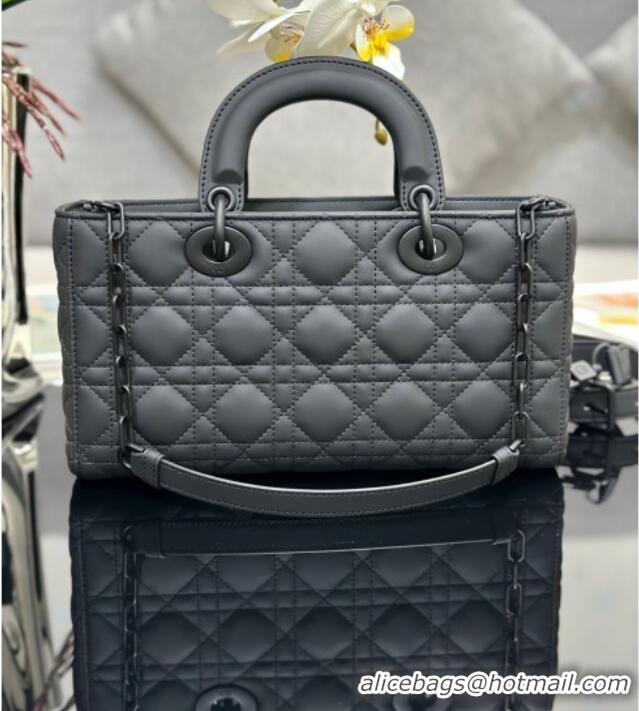 Promotional Dior Lady D-Joy Medium Bag in Cannage Lambskin M9250 All Black 2025