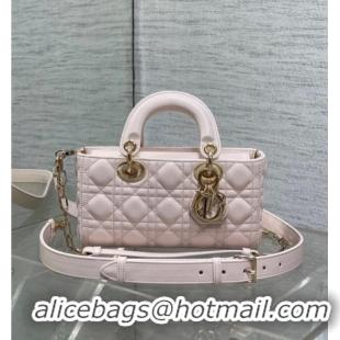 Good Product Dior Lady D-Joy Small Bag in Cannage Lambskin M9250 Light Pink 2025