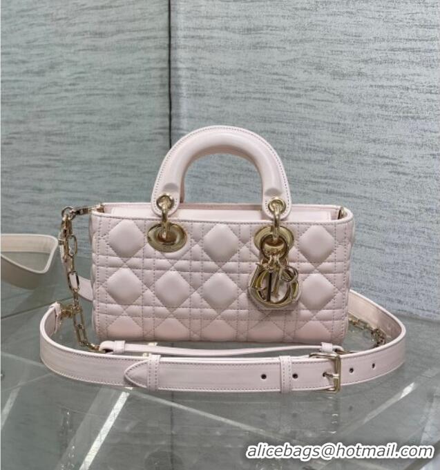 Good Product Dior Lady D-Joy Small Bag in Cannage Lambskin M9250 Light Pink 2025