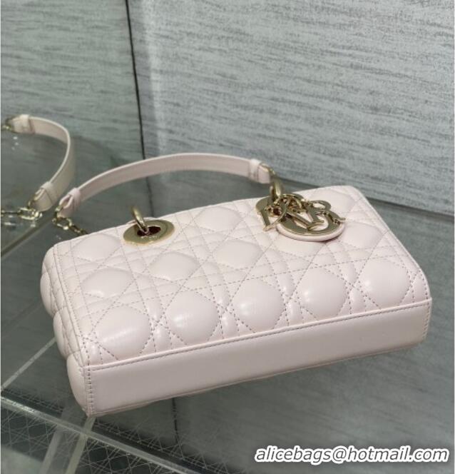 Good Product Dior Lady D-Joy Small Bag in Cannage Lambskin M9250 Light Pink 2025