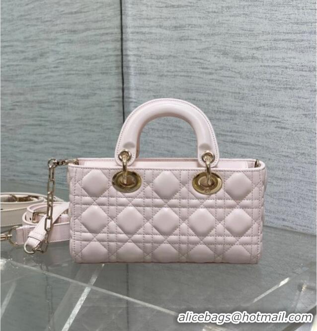 Good Product Dior Lady D-Joy Small Bag in Cannage Lambskin M9250 Light Pink 2025