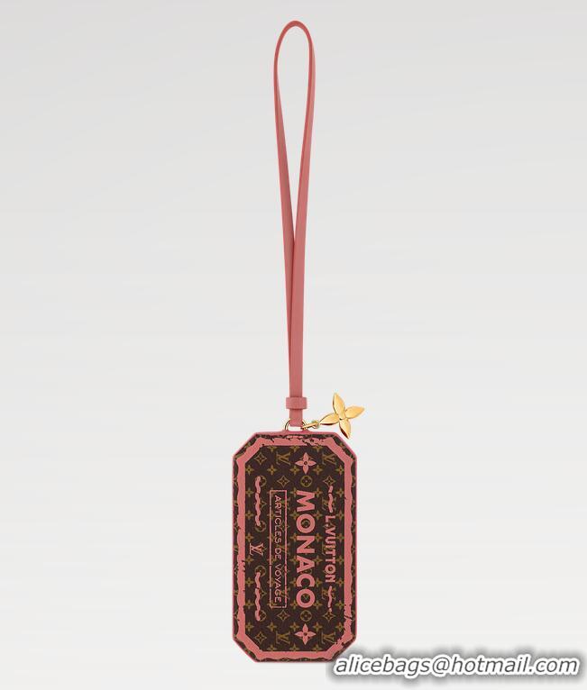 Promotional Louis Vuitton Monaco Beach Pass Bag Charm M02837 Red