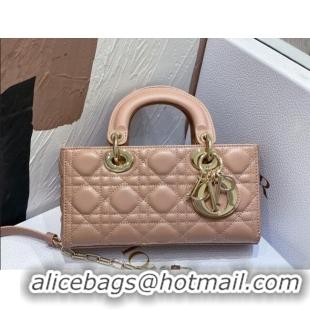 Low Cost Dior Lady D-Joy Small Bag in Cannage Lambskin M9250 Dusty Pink 2025