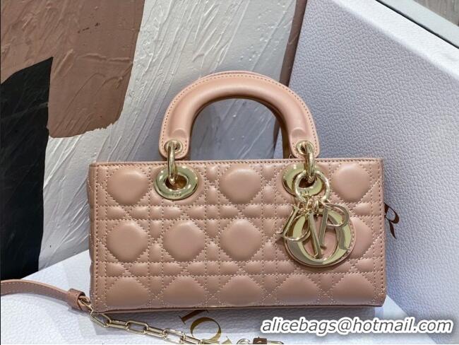 Low Cost Dior Lady D-Joy Small Bag in Cannage Lambskin M9250 Dusty Pink 2025