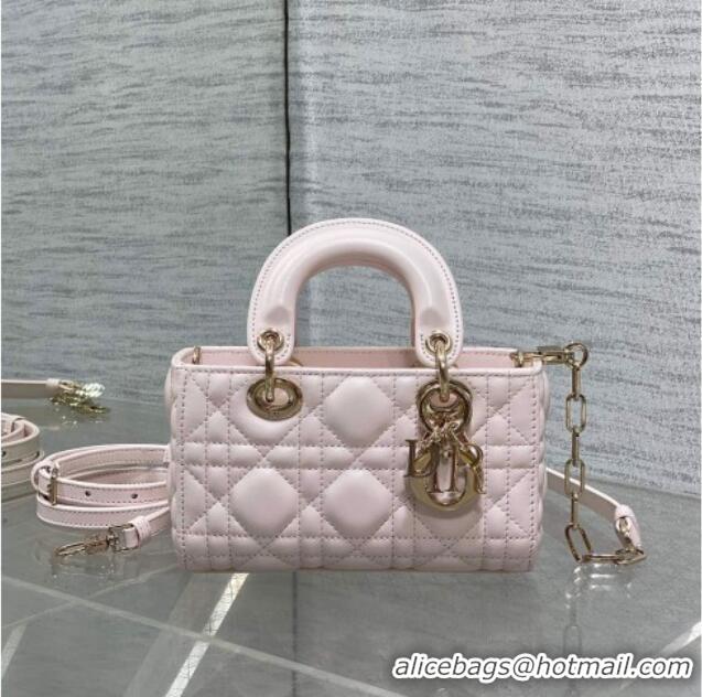 Grade Design Dior Lady D-Joy Micro Bag in Cannage Lambskin M9250 Light Pink 2025