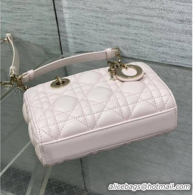Grade Design Dior Lady D-Joy Micro Bag in Cannage Lambskin M9250 Light Pink 2025