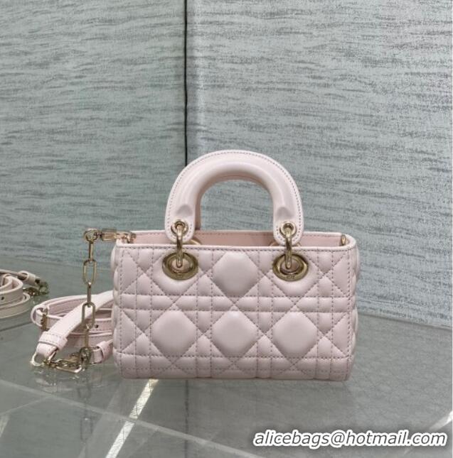 Grade Design Dior Lady D-Joy Micro Bag in Cannage Lambskin M9250 Light Pink 2025