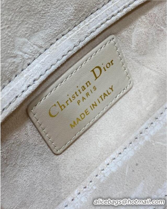 Top Grade Dior Lady D-Joy Micro Bag in Cannage Lambskin M9250 Rose Beige 2025