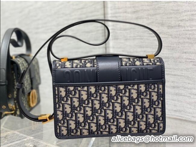 Trendy Design Dior 30 Montaigne Bag in Blue Dior Oblique Jacquard M9074 2025