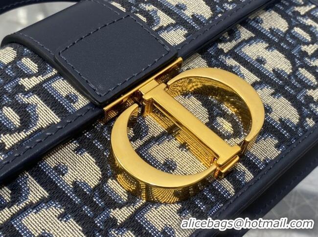 Low Cost Dior Miss Montaigne Mini Bag in Blue Dior Oblique Jacquard D0806 2025